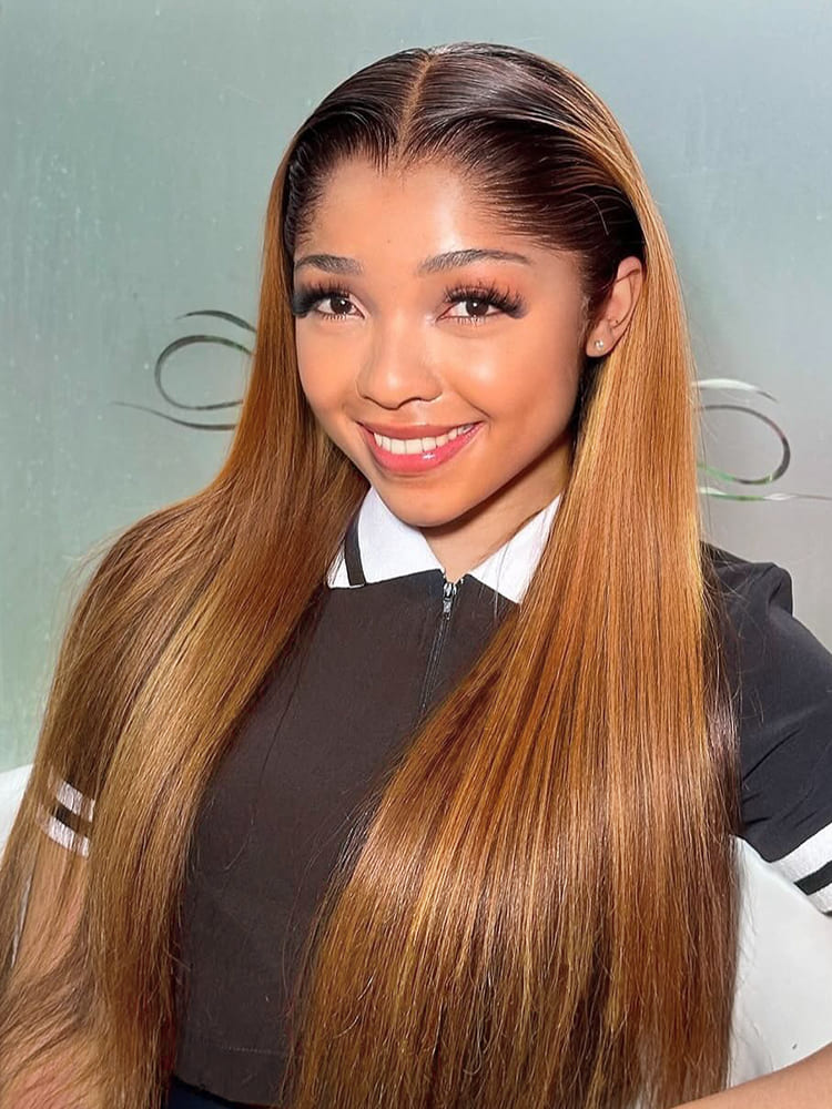 Honeyed Bliss Color Lace Front Wig With M Hairline