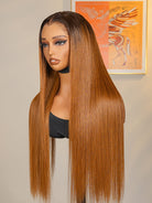 Honeyed Bliss Color Straight Wig