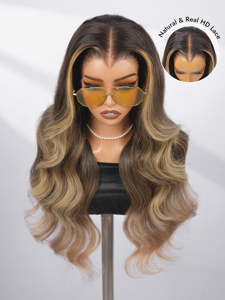 M hairline balayage wig