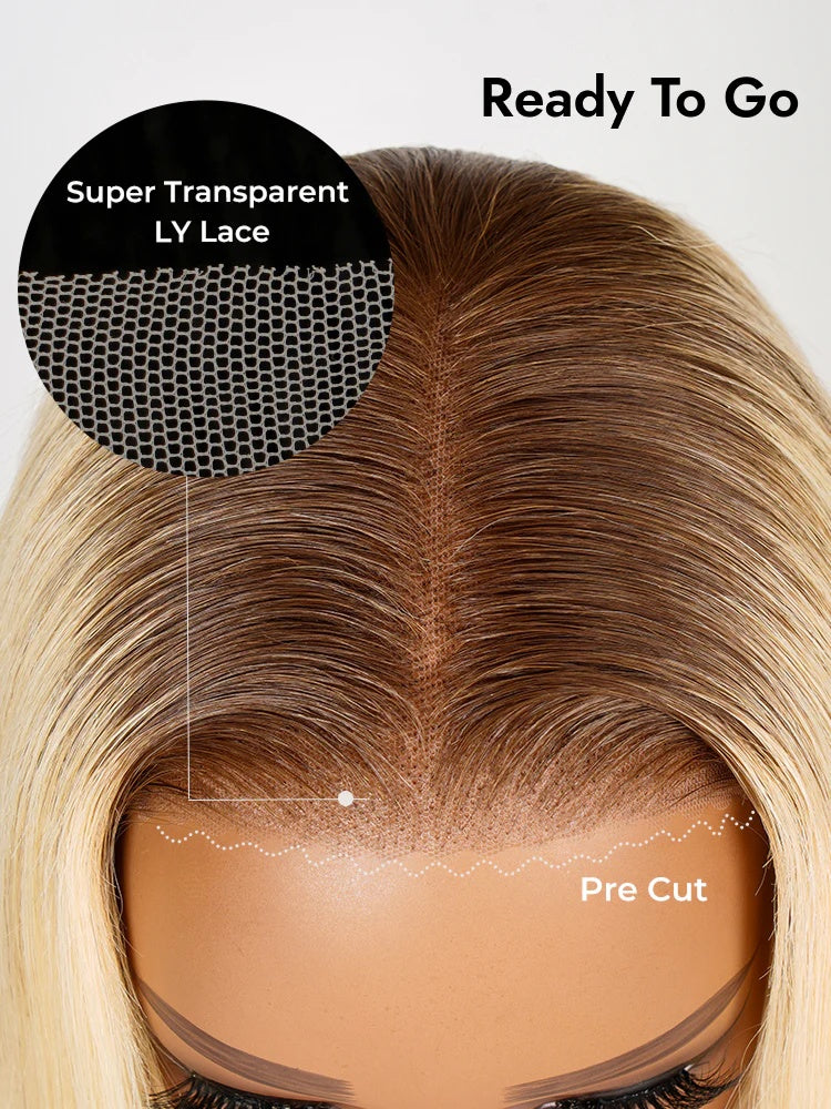 Ombre blonde ready to go style