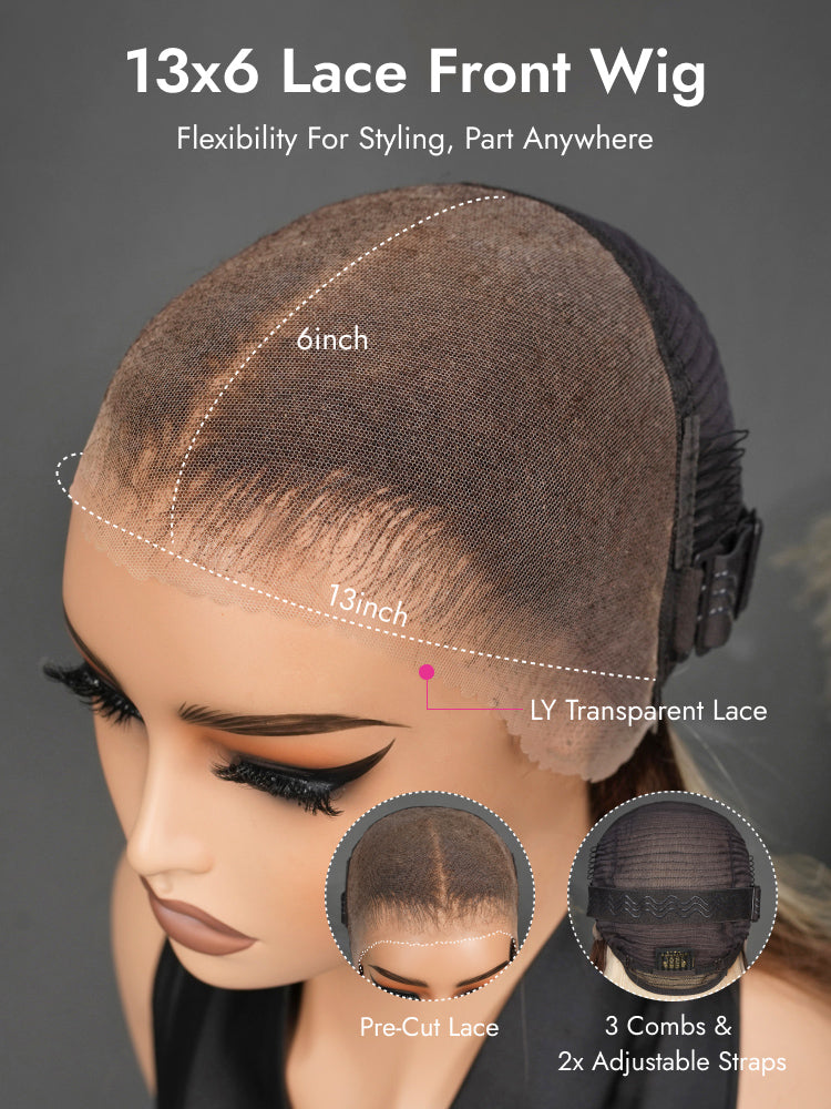 Pre Cut 13x6 lace front wig cap