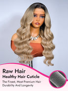 Raw Hair with Healthy Hair Cuticle