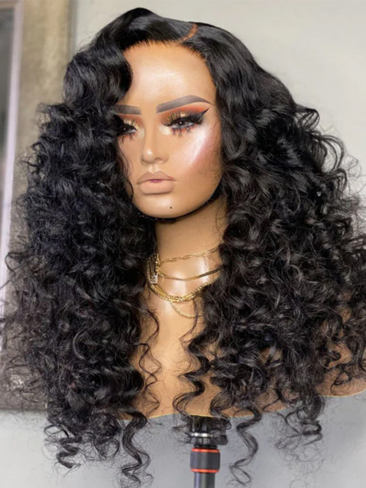 Spiral Curl Lace Closure Wig