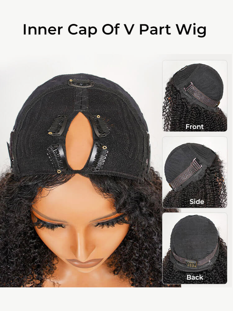 V Part wig cap