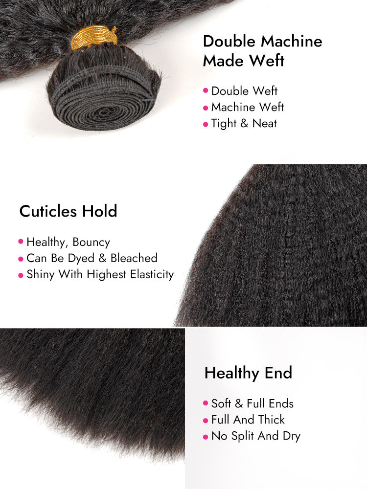 advantage of kinky straight hair bundle