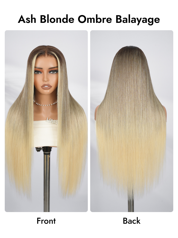 ash blonde balayage ombre