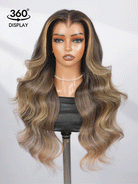 ash brown balayage 13x6 wig