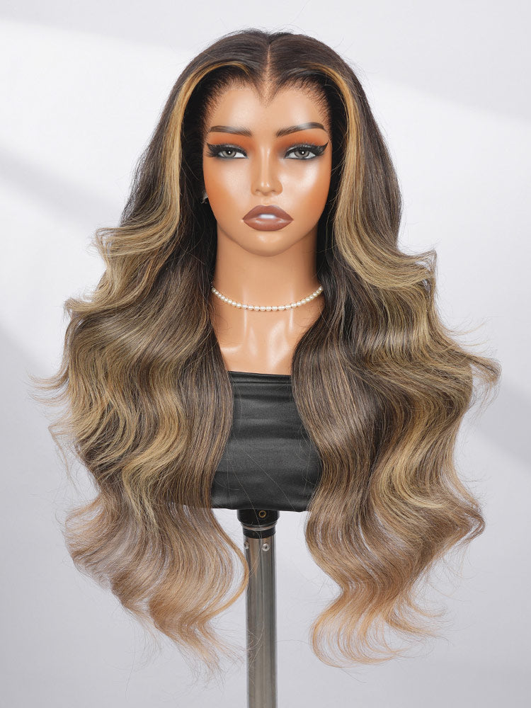 ash brown balayage hair