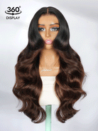 black and brown ombre hair