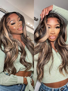black wigs with honey blonde highlights