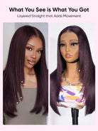 plum color hair