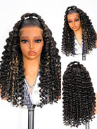 black highlight wig
