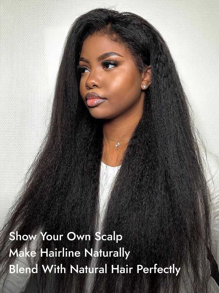 blending well kinky straight part wig