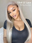 blonde highlights frontal wig