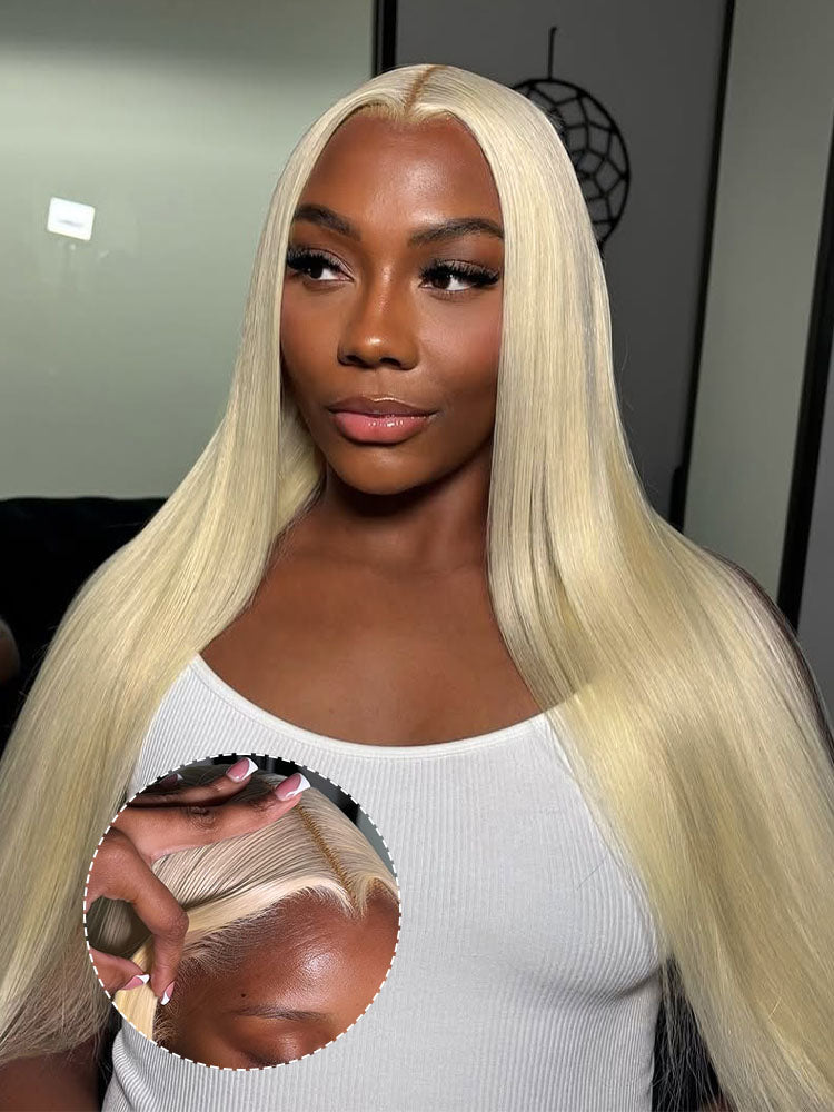 blonde straight wigs with lagos hairline