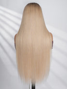 blonde wig with dark roots