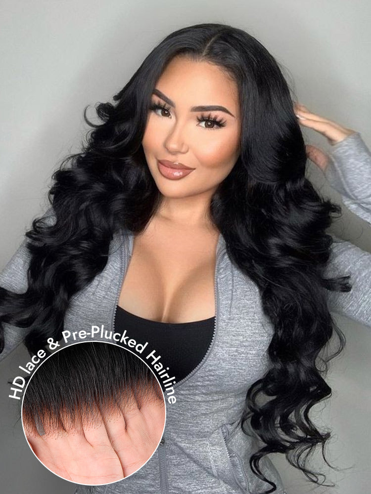 body wave 5x5 HD lace closure wig