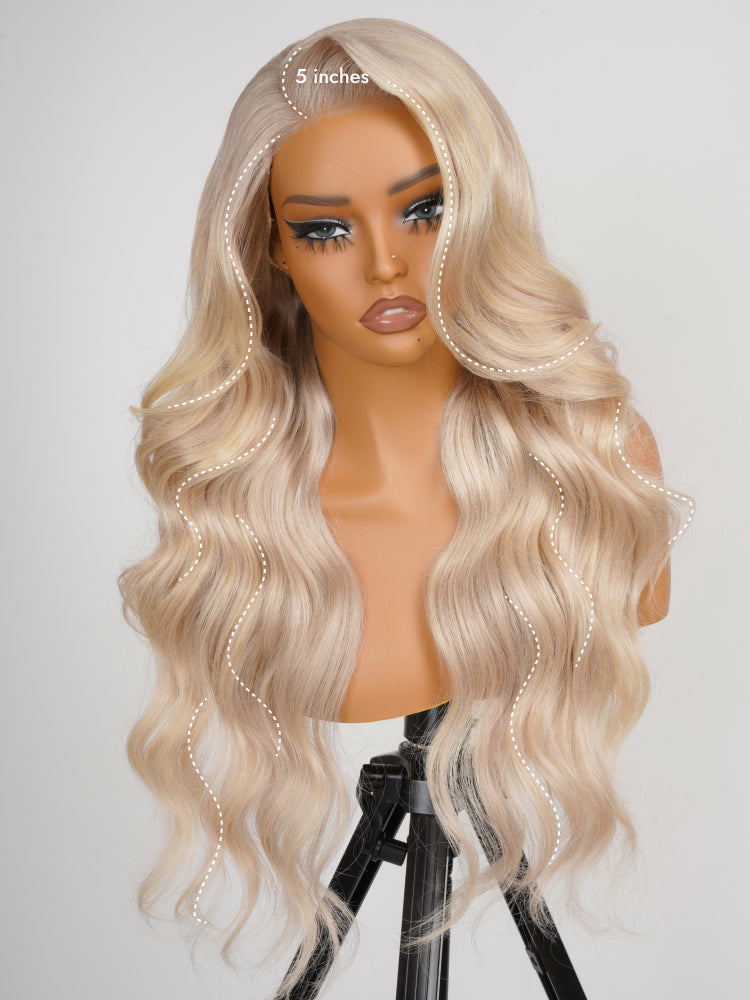body wave 5x5 Lace closure wig