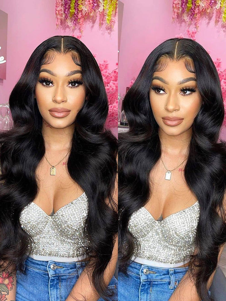 body wave 5x5 lace closure wig