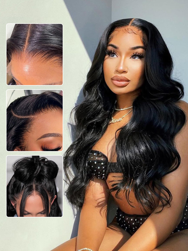 body wave 5x9 invisible HD lace wig