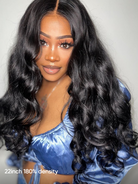 body wave HD 6x8 closure wig