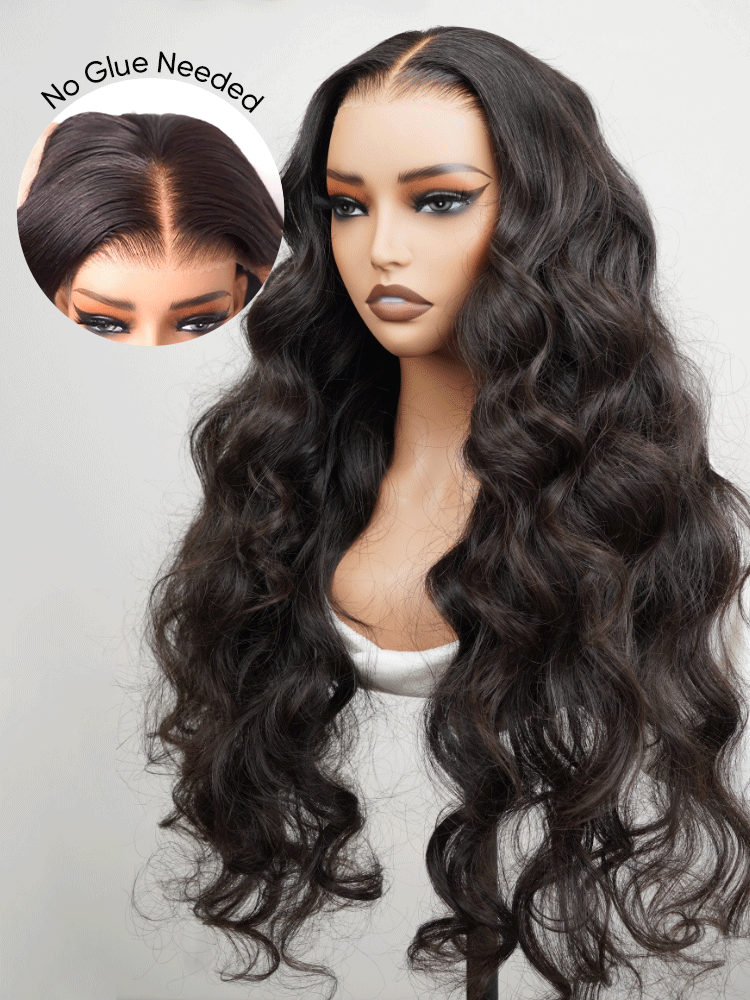 body wave glueless lace wigs