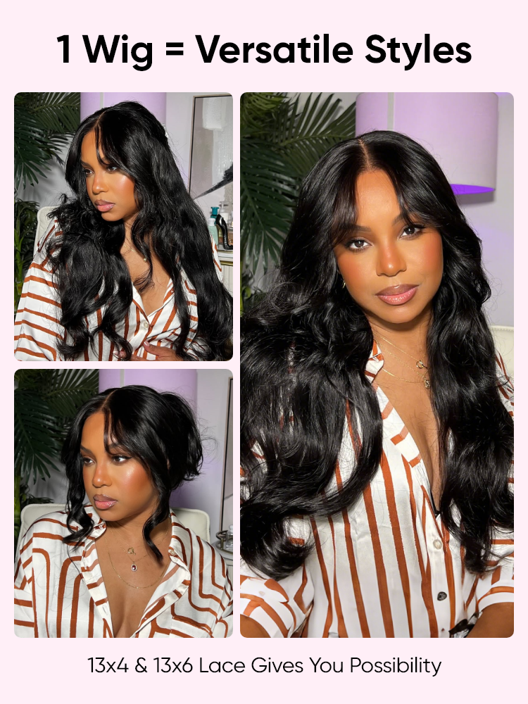 body wave invisible lace frontal wig