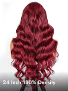 body wave light burgundy hair