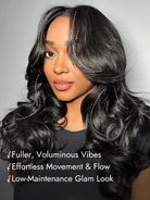 body wave ready to go wigs with layers