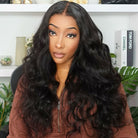 body wave HD lace closure wig