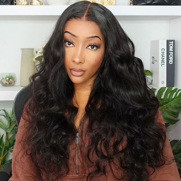 body wave HD lace closure wig