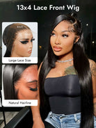 bone straight frontal wig