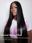 bone straight human hair wig
