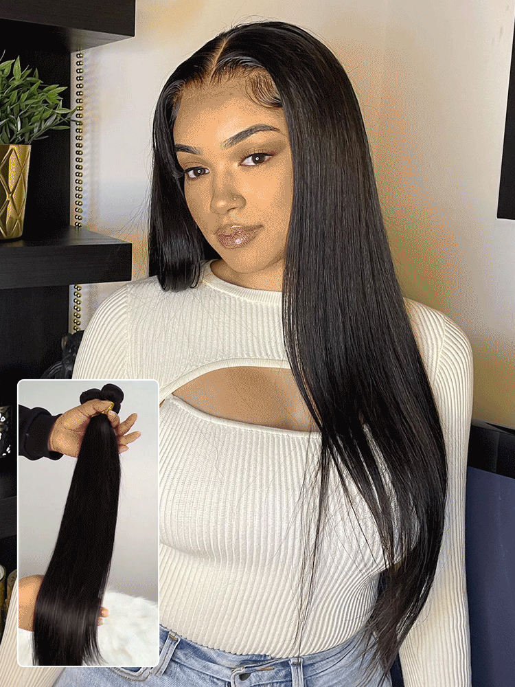 brazilian straight hair weave