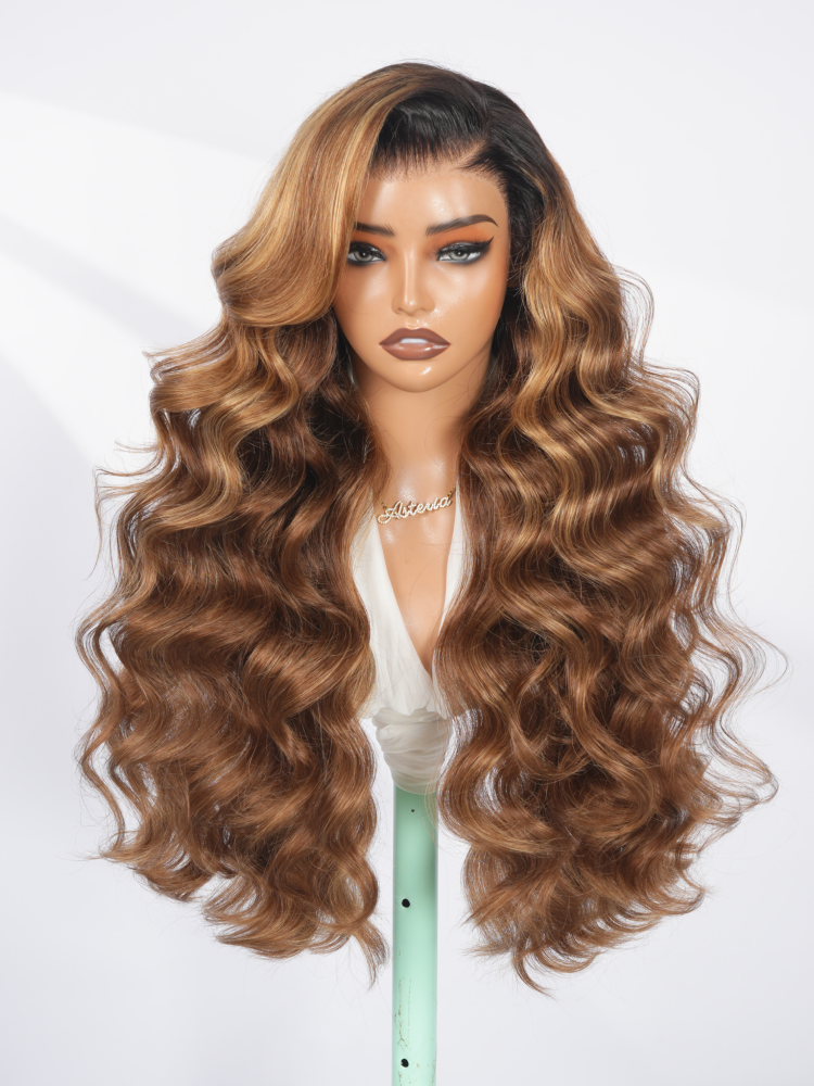 brown hair ombre highlights