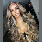 black highlight wig