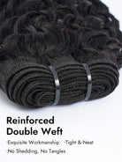 burmese curly bundle double weft