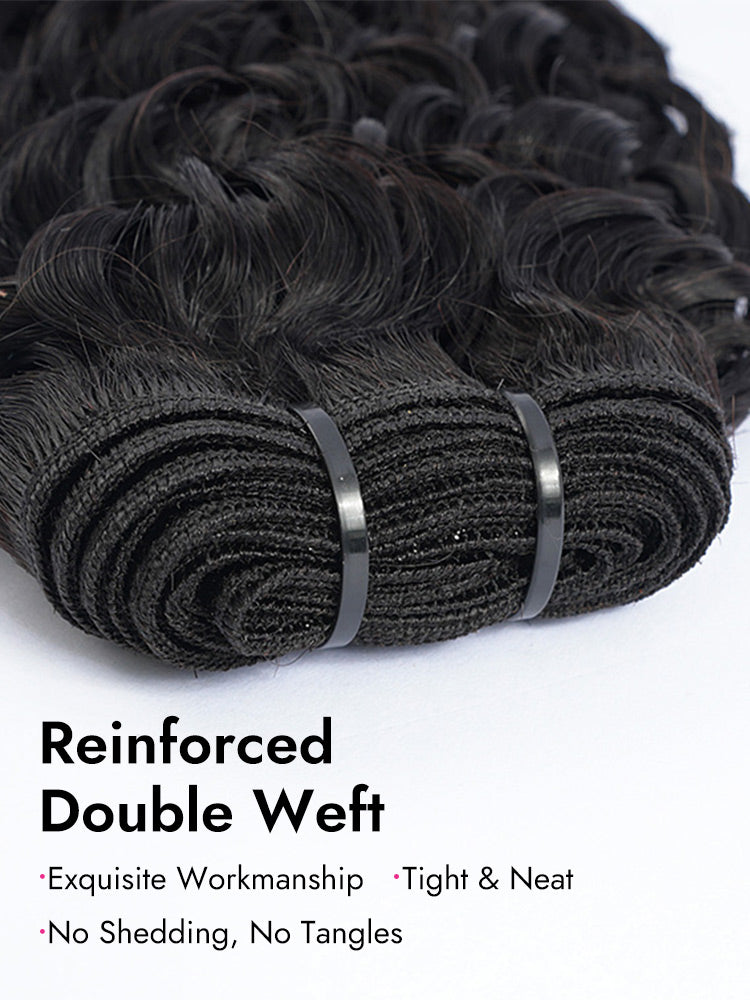 burmese curly bundle double weft