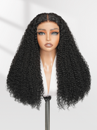 curly double drawn wigs