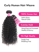 curly human hair weave