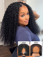 curly part wig