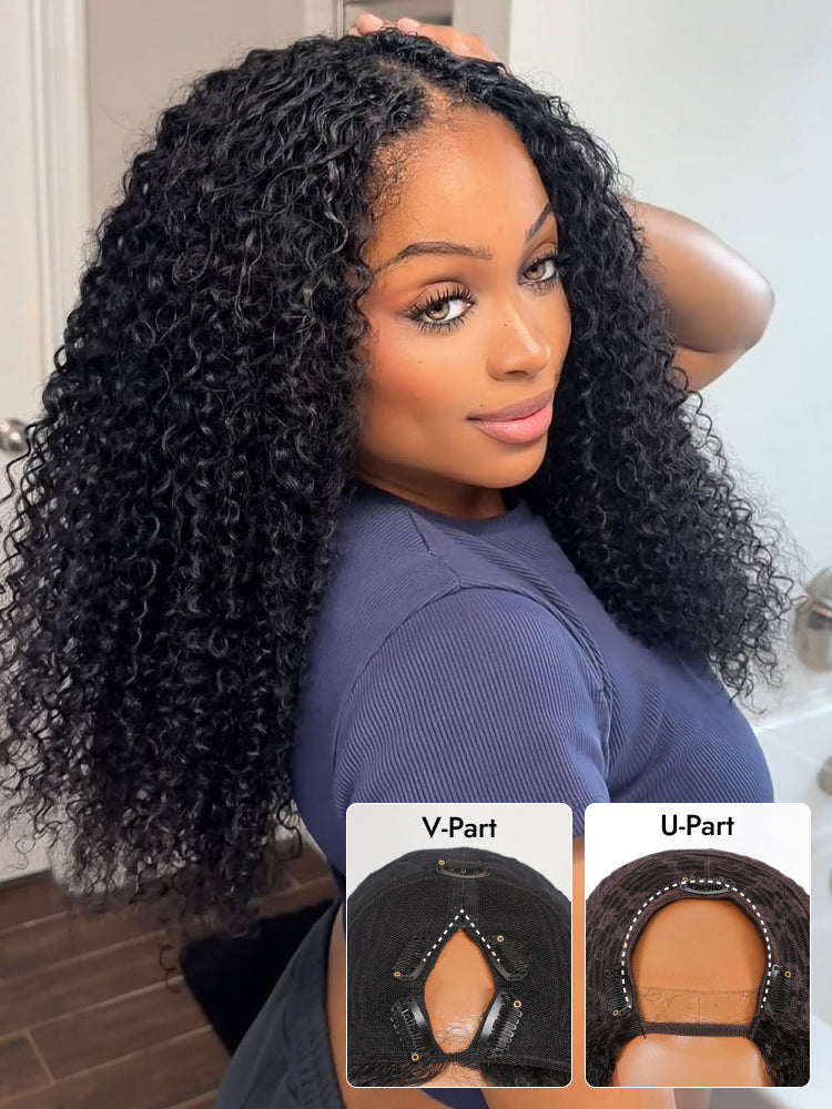 curly part wig