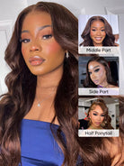 dark brown frontal wigs