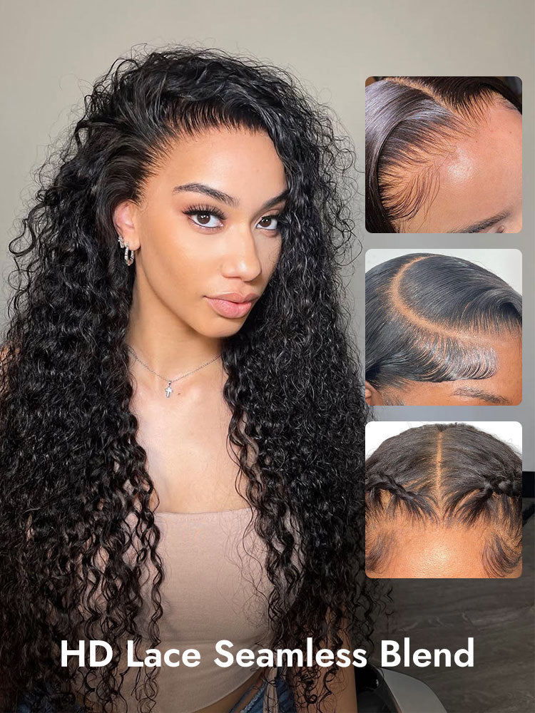 deep wave HD lace wig seamless blend
