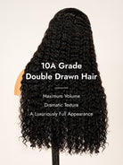 deep wave super double drawn wig