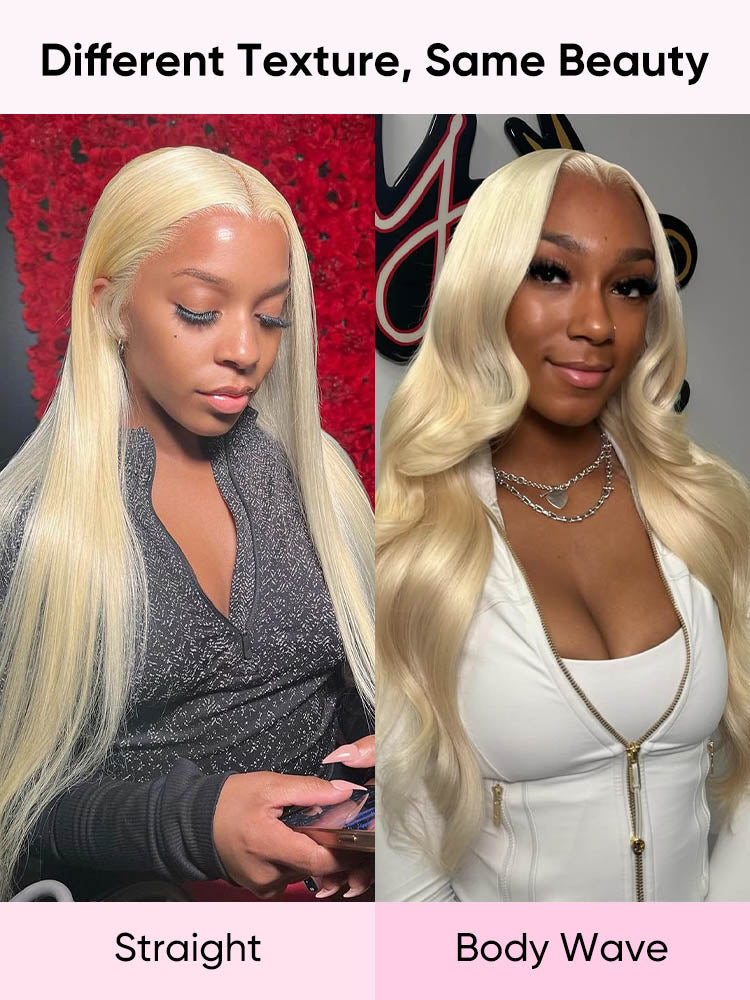 different texture lagos hairline blonde wig
