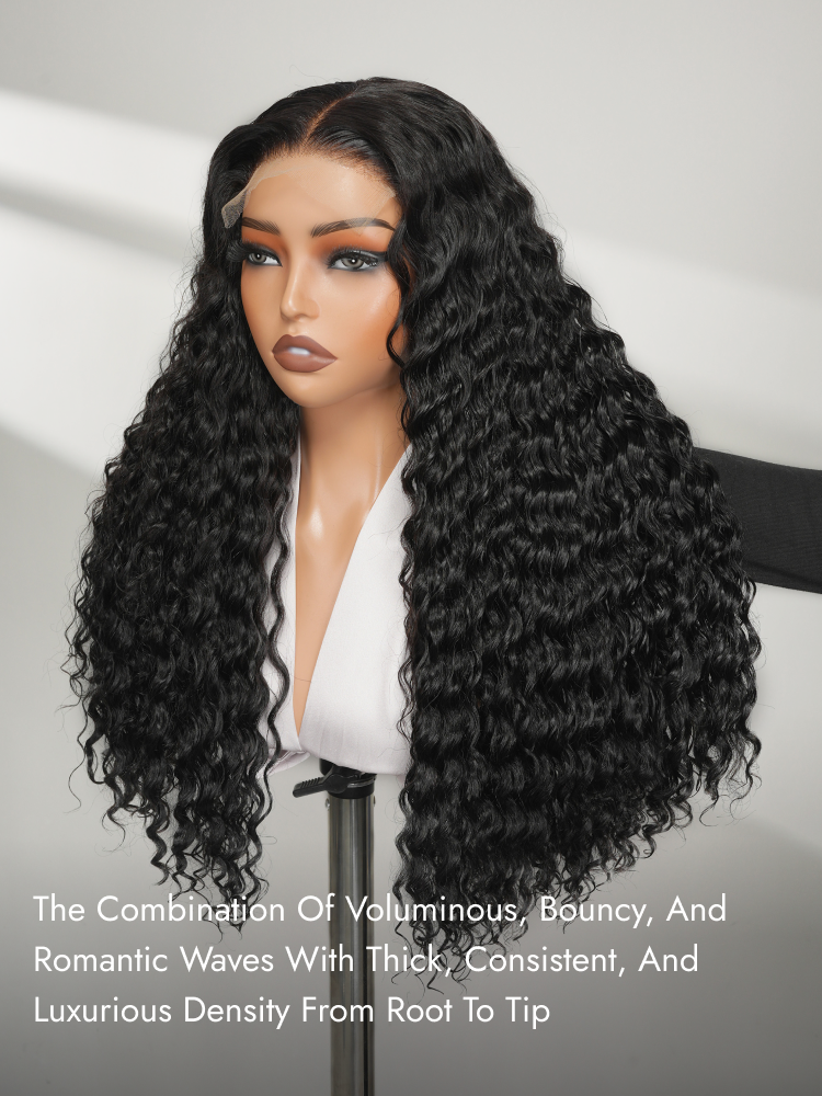 double drawn loose deep wig