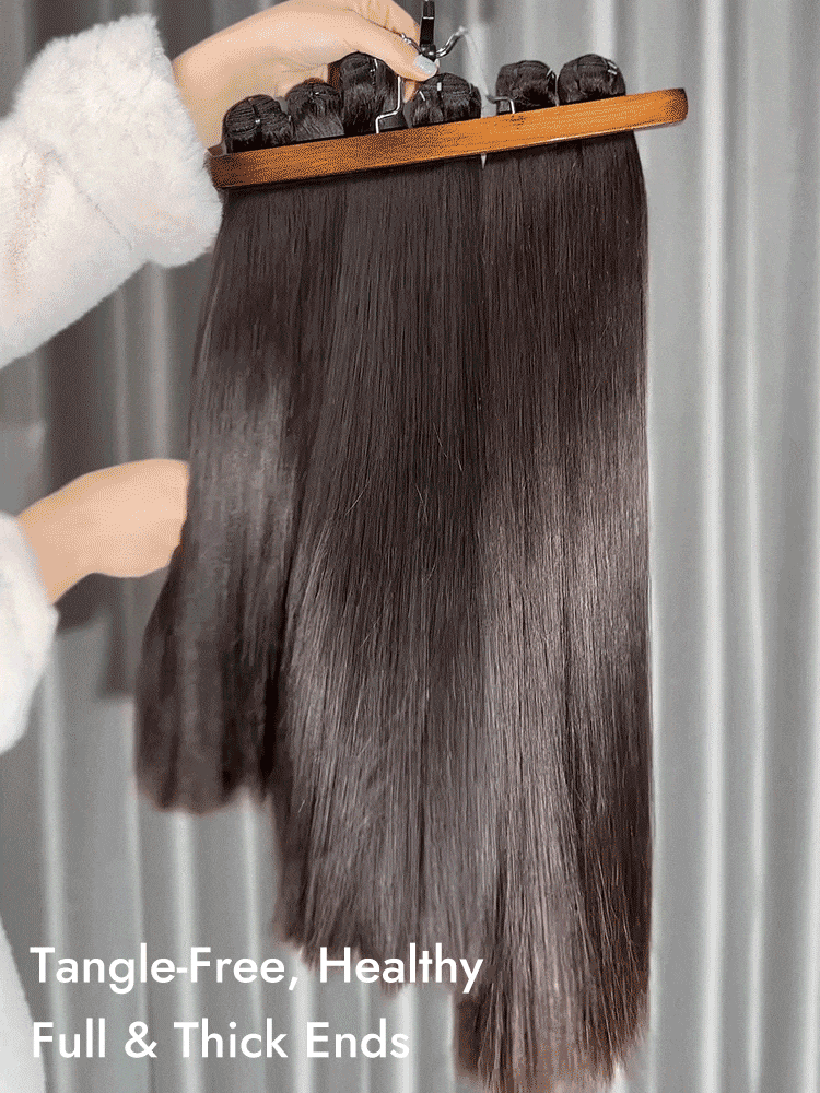 double drawn vietnamese hair