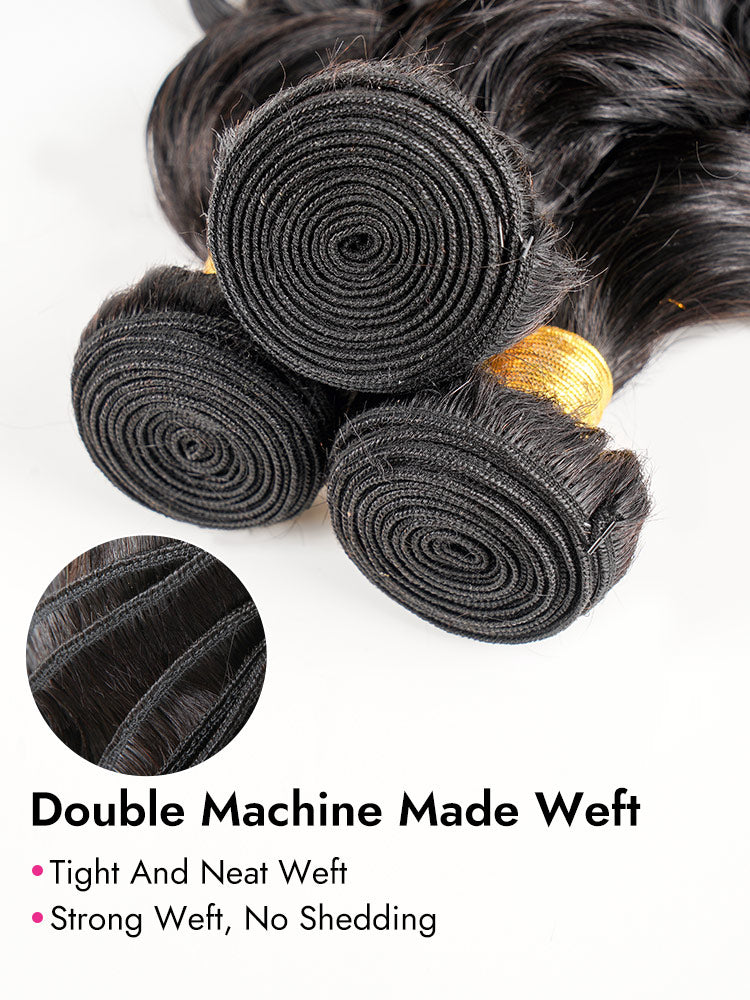 double drawn weft