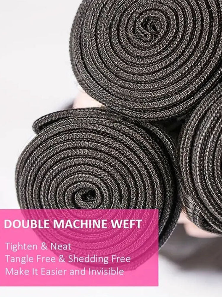 double machine made weft